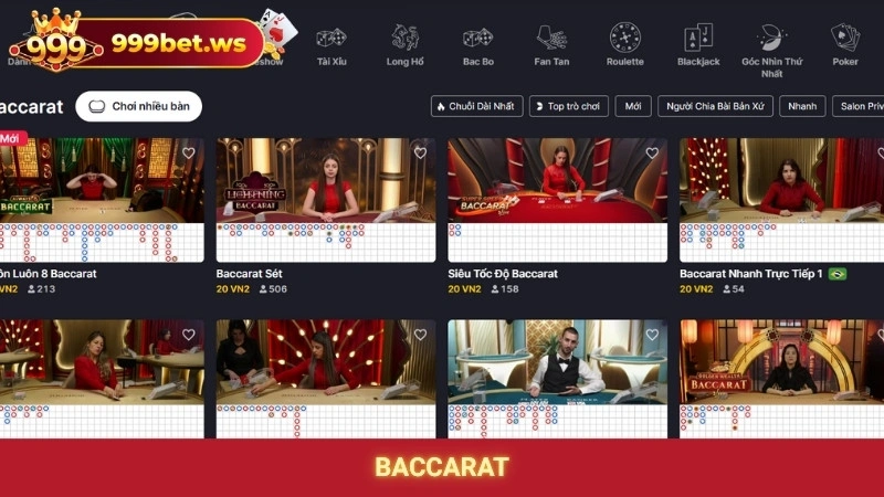 Baccarat 999bet