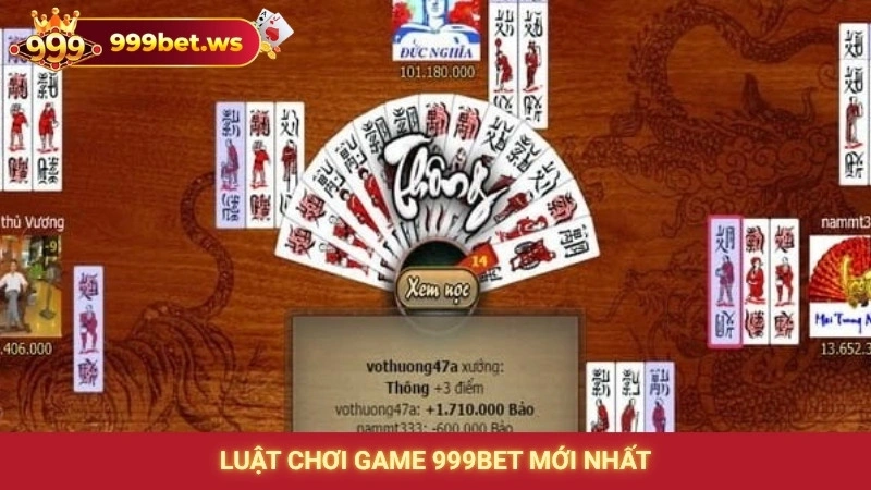 Luật chơi game 999bet mới nhất