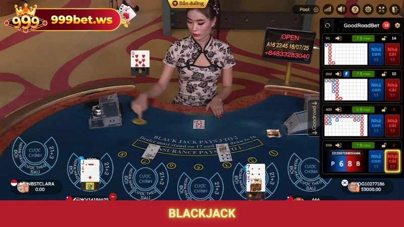 Blackjack online 999bet - Chiến thuật kéo bài ăn chắc 99% 1 Blackjack 999bet
