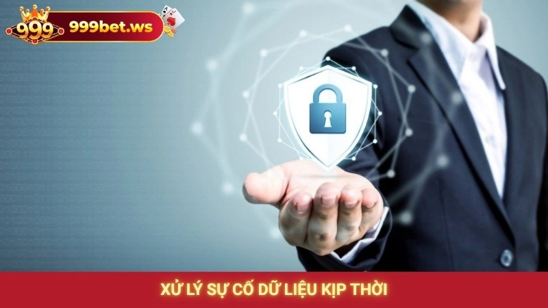 Xử lý sự cố dữ liệu kịp thời