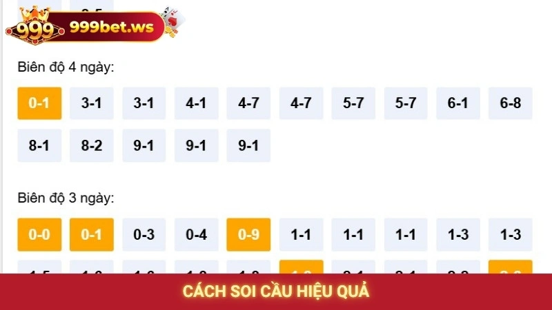 Cách soi cầu hiệu quả