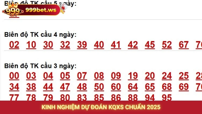 Kinh nghiệm dự đoán KQXS chuẩn 2025