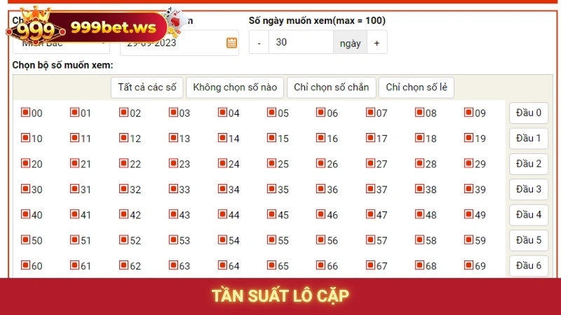 Tần Suất Lô Cặp