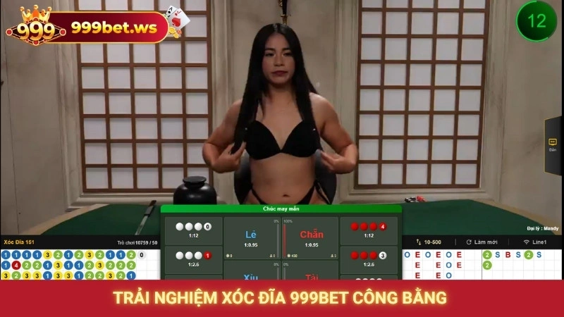 Trải nghiệm xóc đĩa 999bet công bằng 